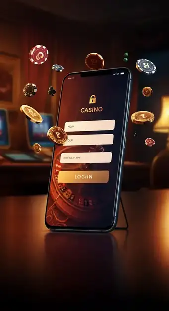 Interface de connexion sécurisée de Tortuga Casino, montrant les champs d'e-mail et de mot de passe, avec des icônes de sécurité et un design rappelant le thème pirate.
